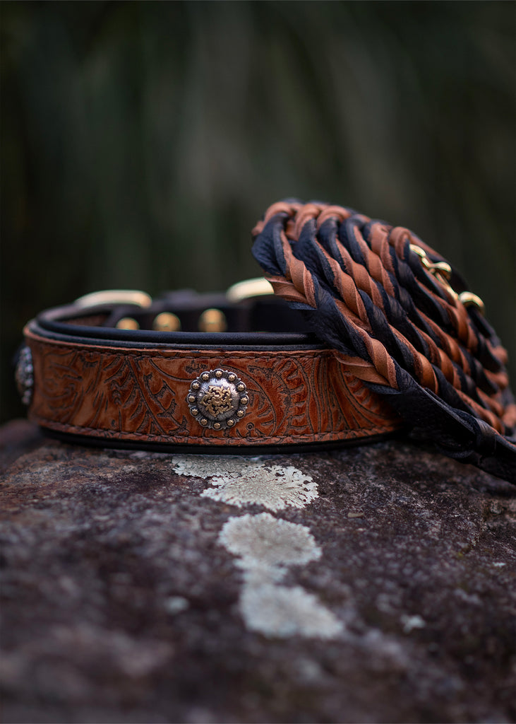 Nutmeg Tooled Saddle Leather CUSTOMIZED