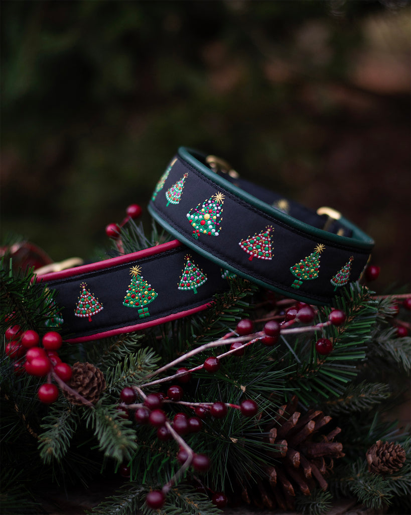 Festive Fir Holiday Dog Collar